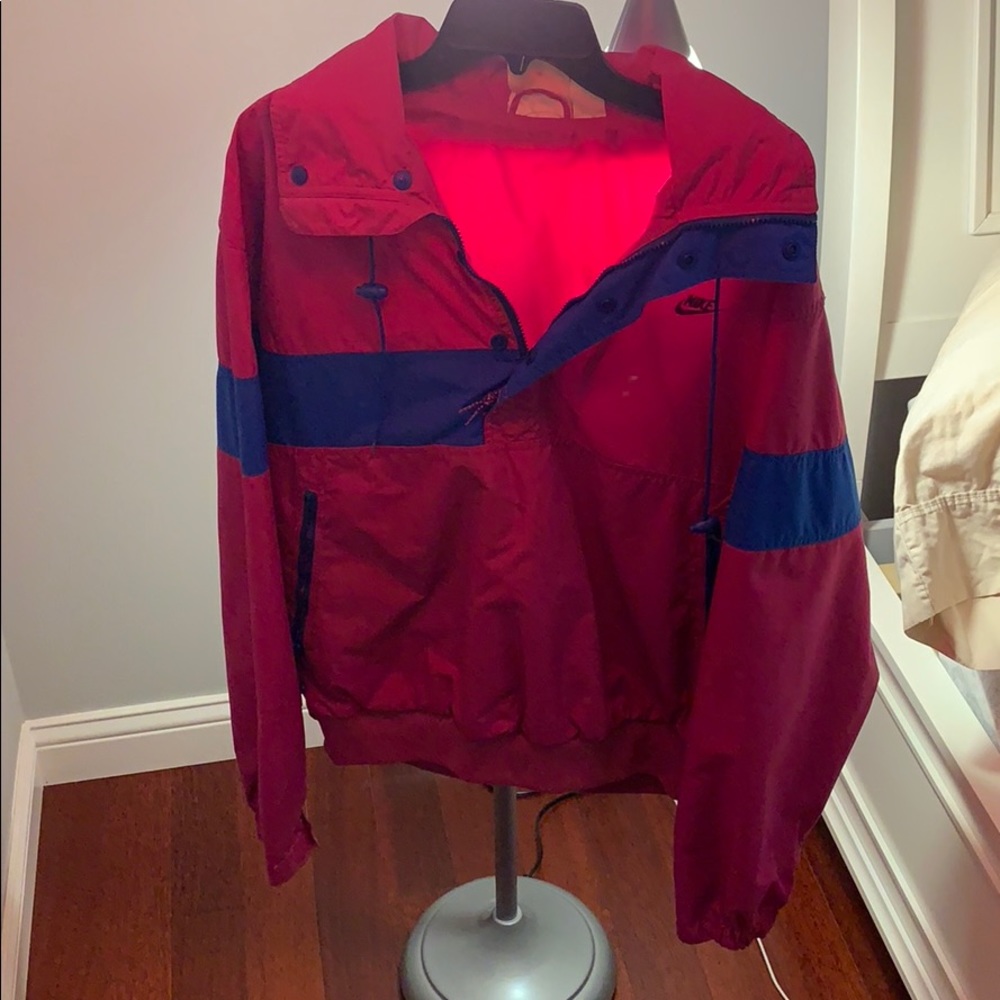 Nike retro pull over/wind breaker